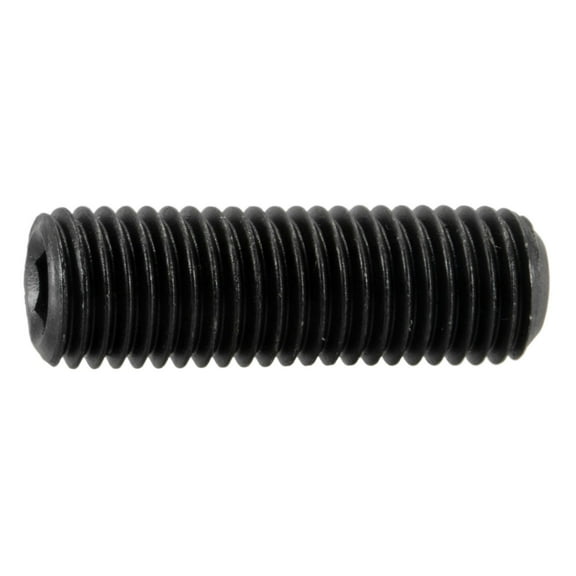 5/16"-24 x 1" Black Oxide Steel Fine Thread Socket Set Screws (6 pcs.)