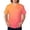 Orange_006, variant on Domuza Scrubs for Men Top Tie-Dye Gradient V Neck Short Sleeve Nurse Uniform Plus Size Soft Comfy Medical Workwear with 3 Pockets Black XL