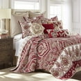 thumbnail image 3 of Villa Lugano by Levtex Home - Astrid - Decorative Pillow (16in. Round) - Medallion - Taupe, Cream and Beige, 3 of 5