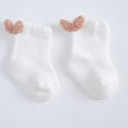 thumbnail image 3 of Babies' Toddler Socks Skin-friendly And Breathable Babies' Cozy Cotton Socks Simple And Sweet Babies' Non-skid Socks Nine Colors Exquisite Workmanship, 3 of 5