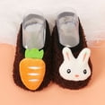 thumbnail image 2 of eczipvz Baby Slippers Baby Girls Baby Boys Shoes Bunny Easter Slippers Soft Sole Shoes First Walker Walking Shoes for Baby Boy Girl (Coffee,18-24 Months), 2 of 4