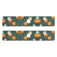 thumbnail image 7 of Yayeee Faucet Mat for Kitchen Sink 30" Diatomite Long Splash Guard Pad, Retro Floral Orange, 2 Pack, 7 of 7