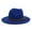 504_Blue, variant on Fedora Hats for Women Windfall Men & Vintage Wide Brim Hat With Belt Buckle Summer Hats Navy