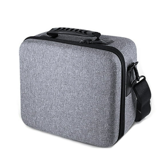 NS Game Storage Box Console Controller and Accessories with Shoulder Strap Portable Travel Black/ Gray