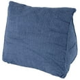 thumbnail image 4 of Backrest Cushion Wedge Pillow Back Cushion Lumbar Pad (Blue), 4 of 8