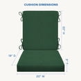thumbnail image 6 of Hampton Texture Hunter Essentials Dining Chair Cushion, 6 of 8