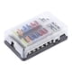 thumbnail image 2 of Fuse Box Holder 12 Way Blade W/LED Light Waterproof Block Universal for Automotive Marine Yacht, 2 of 5