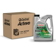 Castrol Actevo 4T 10W-40 Part Synthetic Motorcycle Oil, 1 Gallon, Case of 3