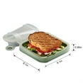 thumbnail image 2 of Boîte à Sandwich Contenants à Pain avec Sangle - Stockage de Nourriture pour Préparation de Repas, Travail, 2 of 8