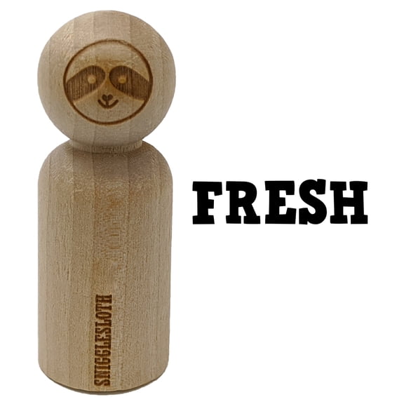 Fresh Fun Text Rubber Stamp for Scrapbooking Crafting Stamping - Small 3/4 Inch
