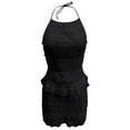 thumbnail image 5 of HXWCHs Women's Sleeveless Dress and Mini Skirt Two Piece Suit Set Casual Versatile Outfit for Daily Leisure Wear L Black, 5 of 5