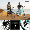 thumbnail image 5 of Hyper Bicycles 26" 36V Men's Electric Cruiser E-Bike with Pedal-Assist, 250W Motor, Black, 5 of 21