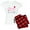 With Red Plaid Pant, variant on CafePress - Cupcake Looking Pajamas - Women's Short Sleeve Print T-Shirt and Pants Light Cotton Pajama Set