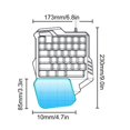 thumbnail image 2 of Clavier de Jeu Câblé de 1,5 M à Membrane à une Main avec Rétroéclairage à LED 35 Touches, 2 of 8