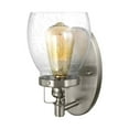 thumbnail image 2 of Sea Gull Lighting 4114501-962 Belton 9.75" Clear Seeded Wall Sconce in Brushed Nickel, 2 of 2