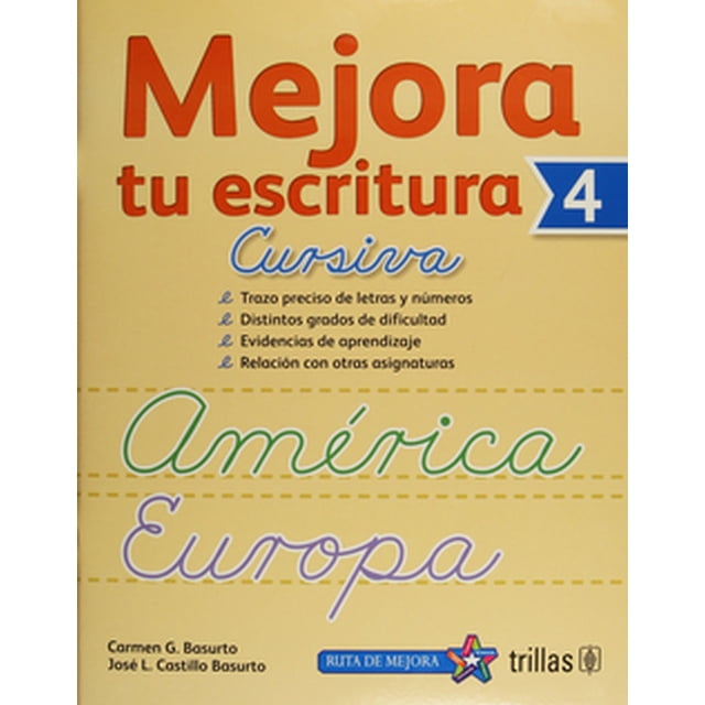 Mejora tu escritura 4. cursiva. primaria