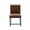 Brown, variant on Guyou Modern Dining Chairs Set Of 2, PU Leather Upholstered Dining Chairs with Metal Legs for Dining Room, Living Room, Bedroom (White)