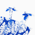 thumbnail image 3 of PatPat Family Matching Color Block Tee and Blue Leaf Pattern Shirred Top Strap Dress Sets, 3 of 4