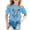 a-Sky Blue6413, variant on FINALGANG Girls Kids Casual Short Sleeve TShirts Leopard Print Cherry Bow Graphic Crewneck Loose Fit Tees For Summer Daily Wear White 8-9 Years
