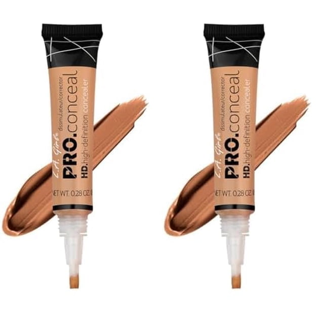 Concealer L.A. Girl Pro Conceal HD Warm Honey, 8 ml (paquete de 2)
