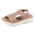 thumbnail image 2 of Yuanlong Womens Sandals Arch Support Walking Sandals Slip On Open Toe Athletic Summer Beach Daily Shoes, 2 of 9