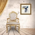 thumbnail image 3 of Barnes, Victoria 15x15 Gold Ornate Wood Framed with Double Matting Museum Art Print Titled - Lemon and Indigo IV, 3 of 4