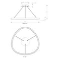 thumbnail image 5 of C Cattleya 48W White Aluminum Dimmable LED Pendant Light, 5 of 6