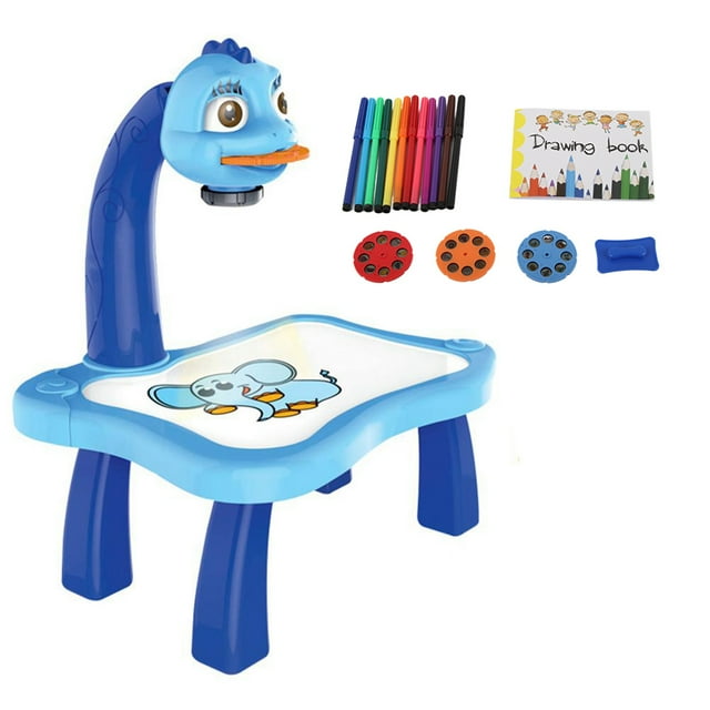 Tabla de Pinta de Proyección, Escrito de Aprendizaje Infantil Con Baterías Amigador para Niños Educación Tempana