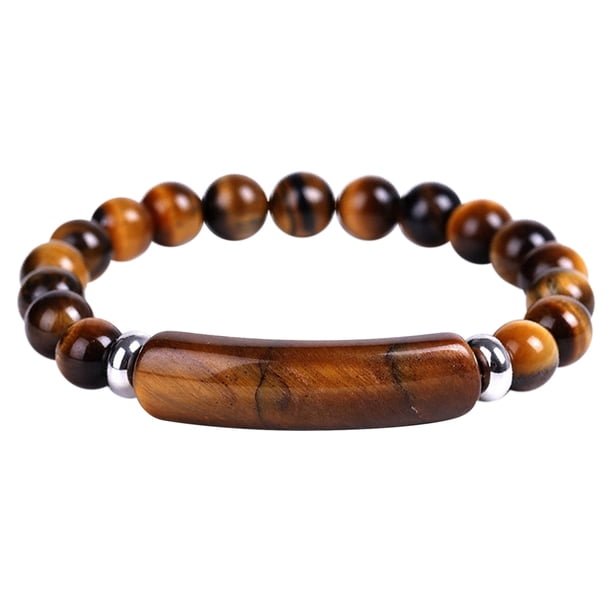 Pulsera de Cristal Pulsera de Corazón Pulsera de Piedra Natural con Cristal de Grava Pulseras de Energía Joyería hecha a mano Ansiedad para Mujeres