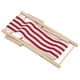 thumbnail image 1 of Mini silla de playa ligera mini silla de madera 1:12 para accesorios de casa de muñecas para niños ANGGREK Otros, 1 of 8