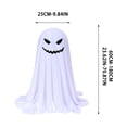 thumbnail image 3 of Halloween Decorations Spooky Ghost | Indoor Spooky Ghost LED Lights Tabletop Decor DIY Assembly Sturdy Fabric Ghost Mantel Decor Sky Blue, 3 of 8