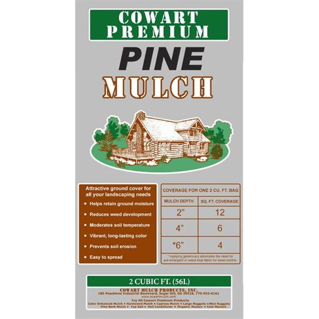 Cowart Mulch Products 2CFPINEMULCH Pine Mulch 2 cu. ft. Pack of 70