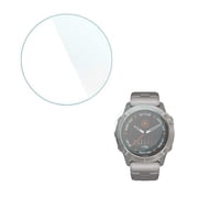 Garmin 010-02904-20 Fenix 8 47 mm AMOLED Sapphire Carbon Gray Titanium with Black Silicone Band Bundle with Tech Smart USA Fitness & Wellness Suite and 1.4 Inch Screen Protector for Garmin Fenix 6