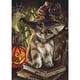 thumbnail image 1 of Cuadros Decorativos Kit completo de bordado DIY juego de costura de punto de cruz con cuentas de gatos de Halloween decoración JShteea Nuevos Originales, 1 of 8