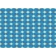 thumbnail image 1 of Ahgly Company Indoor Rectangle Patterned Windows Blue Area Rugs, 2' x 5', 1 of 1