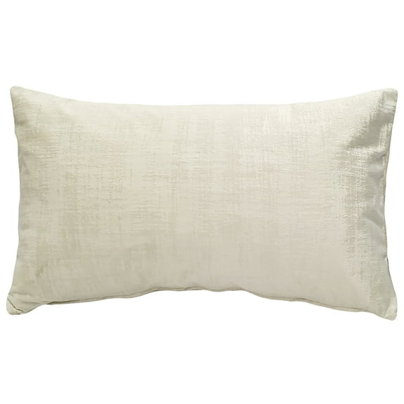 Alabaster Stucco Cream Throw Pillow 12x20, Complete with Polyfill Pillow Insert
