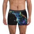 thumbnail image 1 of Balery colorful flames dinosaur Calzoncillos bóxer para hombre, ropa interior de algodón suave y transpirable con cinturilla de nailon-Small, 1 of 5