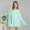Mint Green, variant on Women's Casual Soft Knit Pullover Sweater Solid Color Comfortable Everyday Wear Top for Fall and Winter Seasons