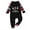 Black-Baby, variant on Odeerbi Christmas Pajamas for Family Plaid Holiday Long Sleeve Family Christmas Pajamas Matching Sets Dad Fashion Print Sleepwear Xmas Family Matching PJs Set Black
