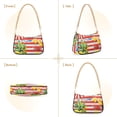 thumbnail image 7 of FORMRS Womens Shoulder Bag with Chain Strap Clutch Purse Cute Tote Handbag, Striped Lemon, 7 of 7