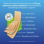 ScarAway Advanced Silicone Scar Sheets, Medical Grade Variety Pack, 8 Reuseable Sheets