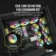 thumbnail image 2 of Ventilador Corsair iCUE LINK QX140 RGB con cúpula magnética de 140 mm, color negro, 2 of 8
