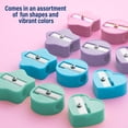 thumbnail image 2 of BAZIC Pencil Sharpener Single Hole Blade, Cute Sharpeners for Pencil, 12 Count, 2 of 8