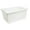 White, variant on - 3 Gallon Clear Food Storage Box Polycarbonate 12" X 18" X 6"- Food Storage Container Meal Prep Food Storage for Home Cafeteria Kitchen Pantry Organization Dishwasher Safe