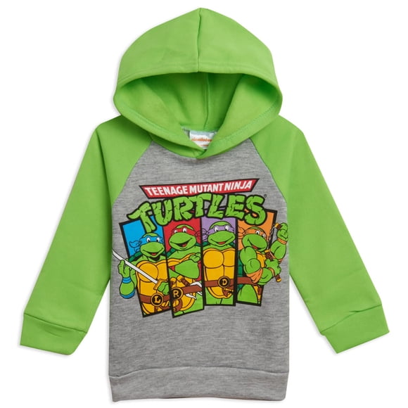 Sudadera con capucha Teenage Mutant Ninja Turtles para niños grandes, verde de 10 a 12 años