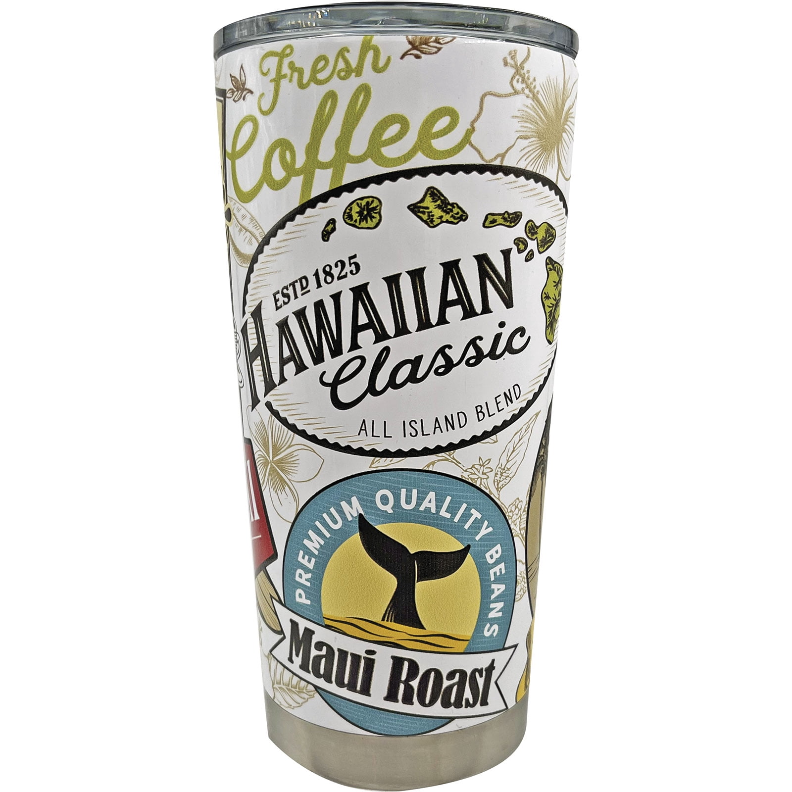 Natural HI Tumbler Stainless Steel 20 oz Vintage Coffee
