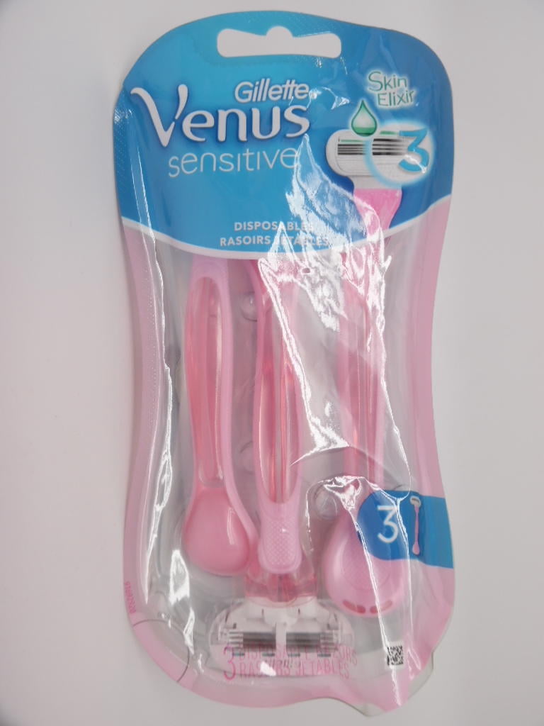 Gillette Venus Sensitive 3Blade Women's Disposable Razors 3ct