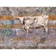 thumbnail image 2 of Wiley, Marta 14x12 Black Modern Framed Museum Art Print Titled - White Longhorn II, 2 of 4