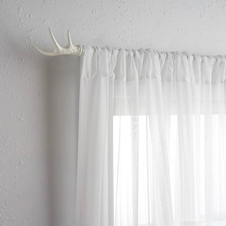 Better Homes And Gardens 5 8 Antler Curtain Rod Walmart Com