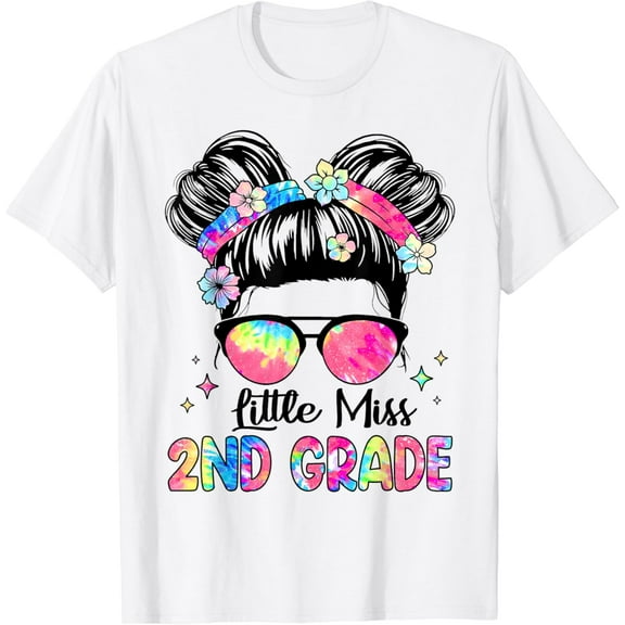 DOPASHIRT Little Miss 2Nd Grade Back To School Second Grade T-Shirt Unisex S-5XL Hot Trending Shirt, Vintage Birthday Gift